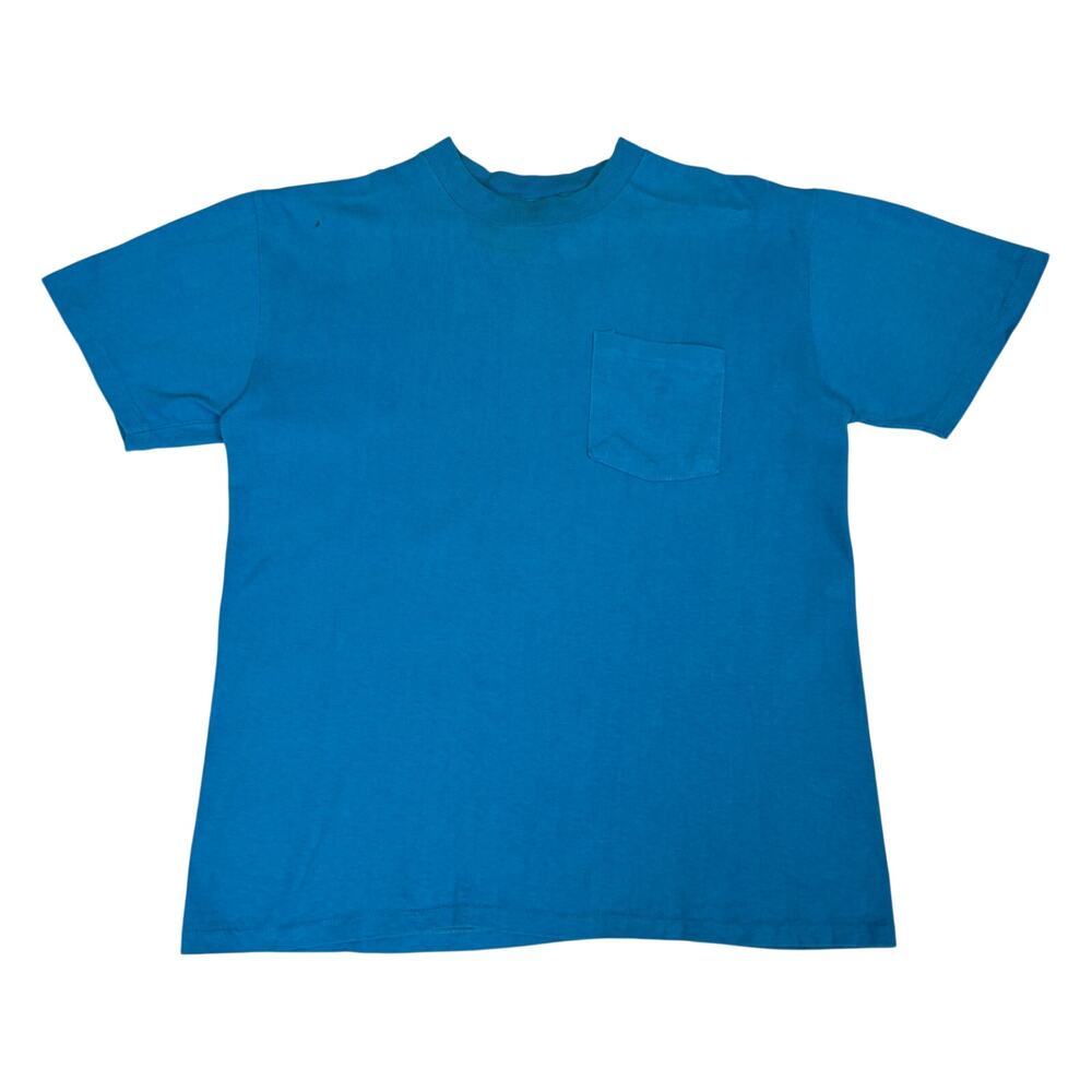 Vintage 80s Stedman Super Hi Cru Pocket T Shirt Men's Large Single Stitch